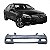 Para choque c180 mercedes benz de 2008 a 2011 dianteiro sem furo para esguicho com furo para sensor e com furo para friso - Imagem 1