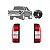 Lanterna frontier nissan de 1998 a 2002 traseira lado direito cristal - Imagem 1