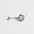 BN29 Navel Piercing Coroa Pedras Cristal Ródio - Imagem 1