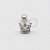 MBA32 Piercing Microbell Coroa Zirconia Ródio - Imagem 1
