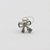 MBA63 Microbell Laço com Zirconia Banho Rodio - Imagem 1
