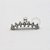 MBA83 Cluster 7 Pedras Zirconias Banho Rodio - Imagem 1