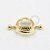 MM13 Piercing Mamilo Vampiro Banho Ouro - Imagem 1