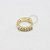 AR08 Argola Clicker Mini 6 CZ (P) Banho Ouro - Imagem 1