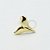 MB30 Microbell Reto Calda Sereia  Banho Ouro - Imagem 1