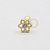 MB44 Microbell  Flor Lotus Vazada Banho Ouro - Imagem 1