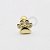 MB65 Microbell Patinha Pedra Zirconia Banho Ouro - Imagem 1