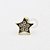 MB74 Microbell Estrela Cravejada Banho Ouro - Imagem 1