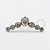 PB74 Labret Cluster Zirconias Aço 316L - Imagem 1