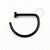 PVD95 D-Ring Aço PVD Black - Imagem 1