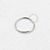 NR01 Piercing Argola Aba Nasal Fina Torção Aço 316 L - Imagem 1