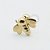 OR05 Microbell Abelha Ouro 18k  (6mm-0,566g /  8mm-0,590g) - Imagem 1