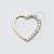 OR23 Coração Daith Cravejado Ouro 18K - Imagem 2