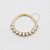 OR29 Argola Cravejada Frontal Ouro 18k (0,35g) - Imagem 1