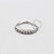 ARA12 Argola Cravejada Pedra Zirconia Helix Banho Ródio - Imagem 1