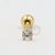 PVD25 Microbell Zirconia aço PVD Gold - Imagem 1