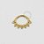 PVD43 Segmento indiano modelo 3 aço PVD gold - Imagem 1