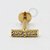 MB89 Labret Barra 6 Pedras CZ Cravejado Banho Ouro - Imagem 1