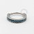 TN137 Segmento CZ Aqua Blue Titânio ASTM F136 (OUTLET) - Imagem 1