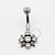 TN18 Navel Piercing 5 CZ Titânio  (OUTLET) - Imagem 1