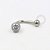 TN285 J-Bar Navel Zirconia Titânio ASTM F136 - Imagem 1