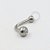 TN285 J-Bar Navel Zirconia Titânio ASTM F136 - Imagem 2