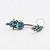 TN421 Navel Piercing Decorada CZ (Modelo 1) Titânio - Imagem 2