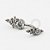 TN421 Navel Piercing Decorada CZ (Modelo 1) Titânio - Imagem 1