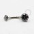 TN460 Navel piercing  CZ Vitrail Medium Titânio - Imagem 2