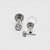 TN135 Labret Zirconia Flat Push Pin Titânio ASTM F136 - Imagem 1