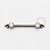 TN434 Nipple Zirconia 3 Esferas Rosca Interna Titânio ASTM F136 - Imagem 1