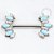 TN782 Nipple Cluster Opala-CZ Boreal Push Pin Unilateral Titânio ASTM F136 - Imagem 1