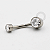 TN92 Navel Flat Zirconia Titânio ASTM F136 - Imagem 1