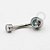 TN92 Navel Piercing Pedra Flat Zirconia Titânio - Imagem 1