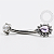 TN812 Navel Gota com Pétalas CZ Titânio ASTM F136 - Imagem 3