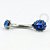 TN812 Navel Piercing Gota com Pétalas Zircônia Titânio - Imagem 2