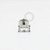 PB114 Labret  Zirconia Baguette Haste Centralizada Aço 316L - Imagem 1