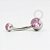 BZ10 Navel Zirconia Flat Aço 316L - Imagem 3
