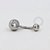 BZ01 Navel Piercing Zirconia Cúbica Aço 316L - Imagem 1