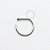 NR32 D ring Aba Nasal 0.8 mm Aço 316L - Imagem 1