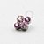 TN213 Topo Zirconas Rosa e Pink Titânio ASTM F136 - Imagem 1