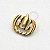 TN674 Topo Abobora Halloween Titanio PVD Gold - Imagem 1