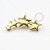 TN791  Topo Cluster Quatro Estrelas Titânio PVD Gold - Imagem 1
