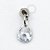 TN807 Topo Pingente Gota de Zircônia Titânio - Imagem 1
