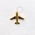 TN882 Topo Avião Liso Titânio PVD Gold - Imagem 1