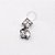 TN924 Topo Luxo Zirconia Pingente Zirconia Titânio - Imagem 1