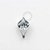 TN926 Topo Triangular Cristal Titânio - Imagem 1