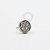 TN946 Topo Push Pin Circular Cravejado Em Zircônia Titânio - Imagem 1
