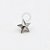 TN997 Topo Estrela Lisa Titânio - Imagem 1