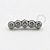 TN649 Topo Mini Cluster 5 Zirconias Cravadas Titânio - Imagem 1